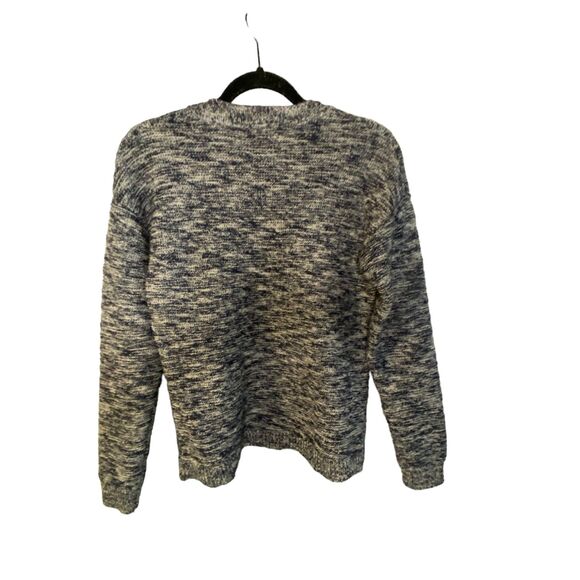 J. CREW Women Blue Marbled Pullover Sweater Small - Picture 5 of 9